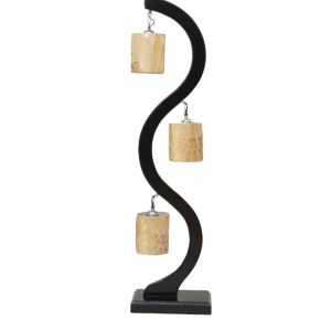 Traditional Floor Lamp, Satin Black