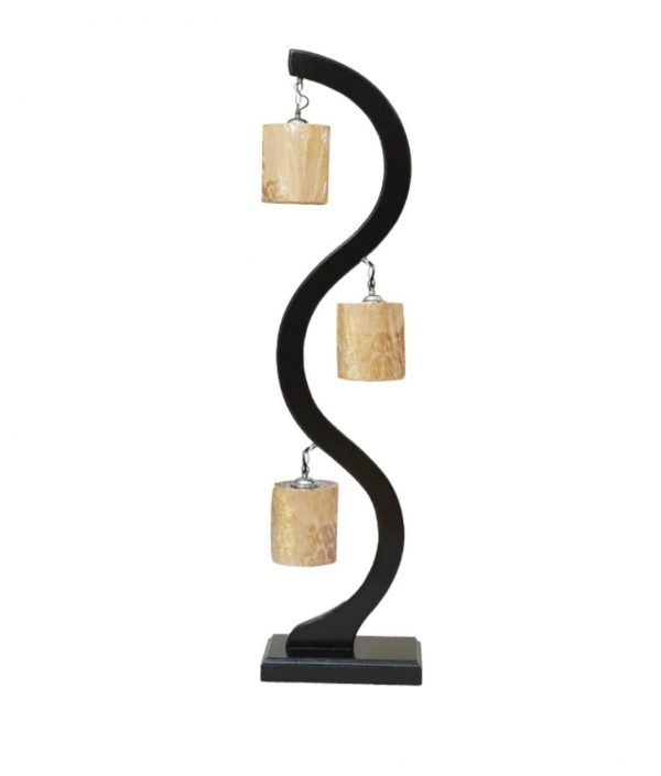 Traditional Floor Lamp, Satin Black